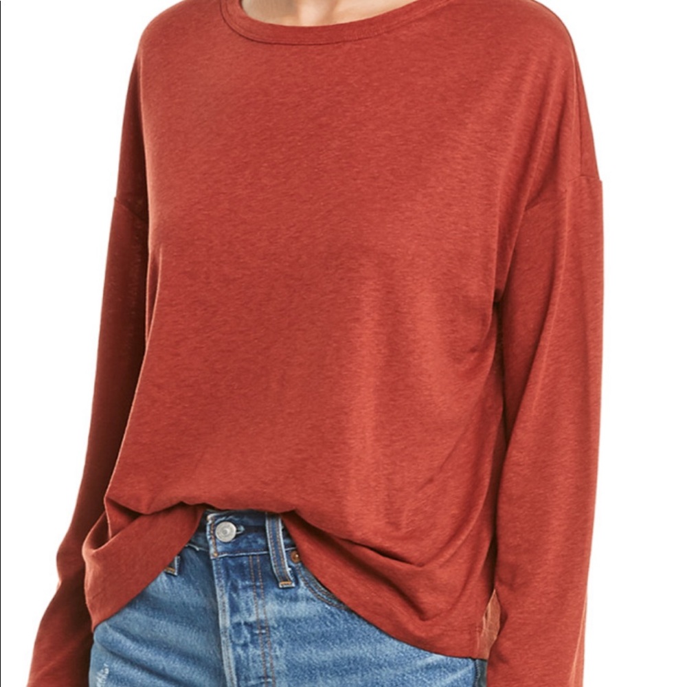 Vince Slub Knit long sleeve t-shirt